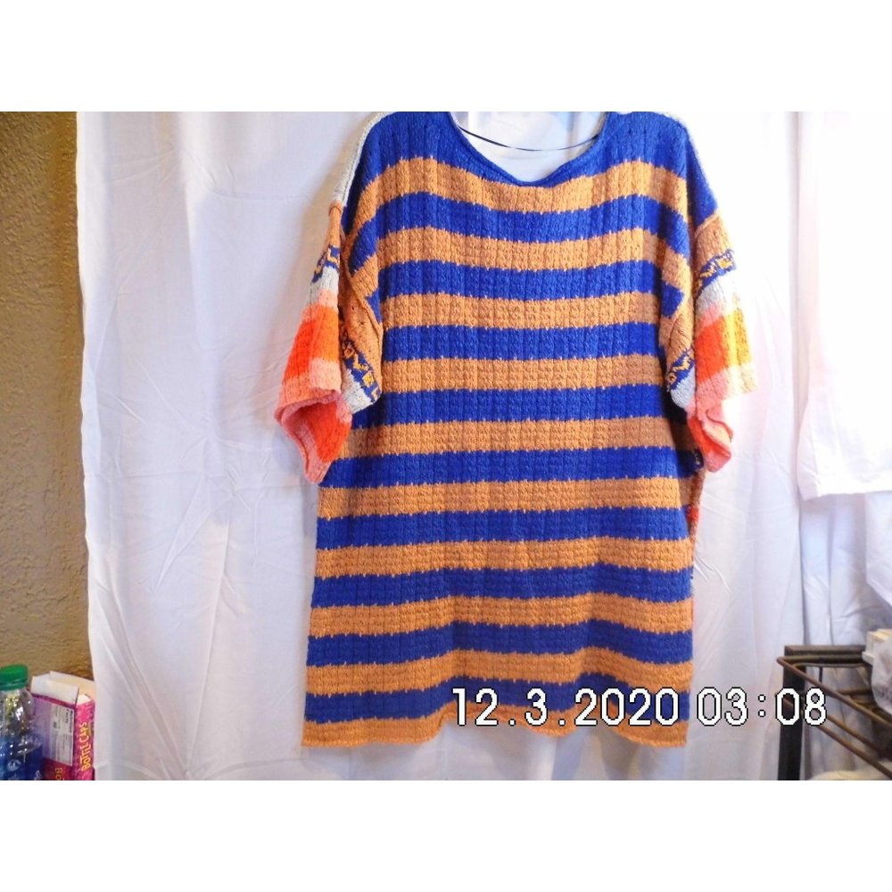 Free People Womens Bohemian Tunic Pullover Sweater Multi Color Small - Picture 5 of 5